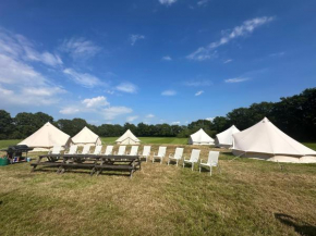 Glamping in the Kent weald nr Tenterden Spacious quite site sole use 3 to 6 equipped tents, Tranquil and beautiful rural location yet just an hour to London